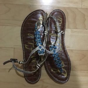Sam Edelman turquoise sandals
